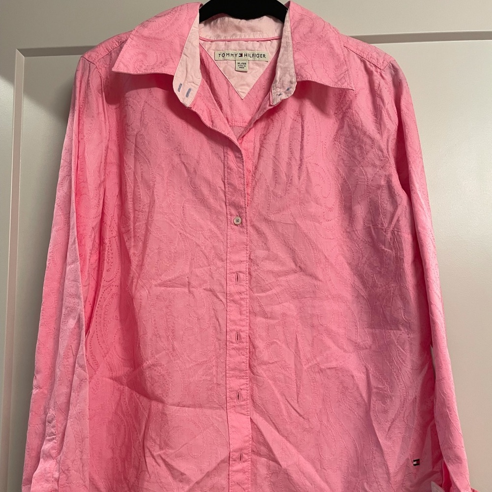 NWT Tommy Hilfiger XL Button Up Dress Shirt